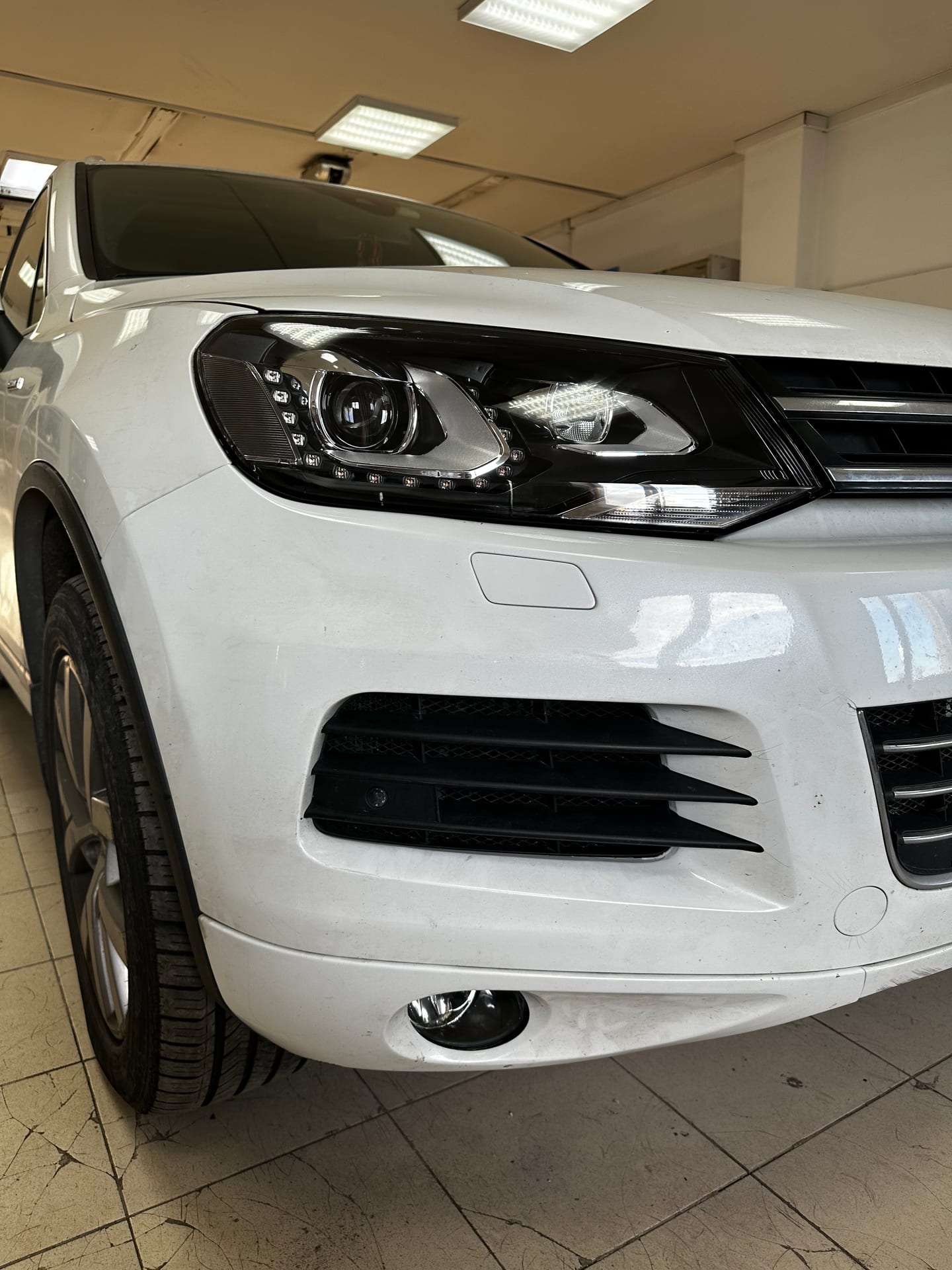 Volkswagen Touareg — ремонт и герметизация фар в Alfa-Car, фото 7