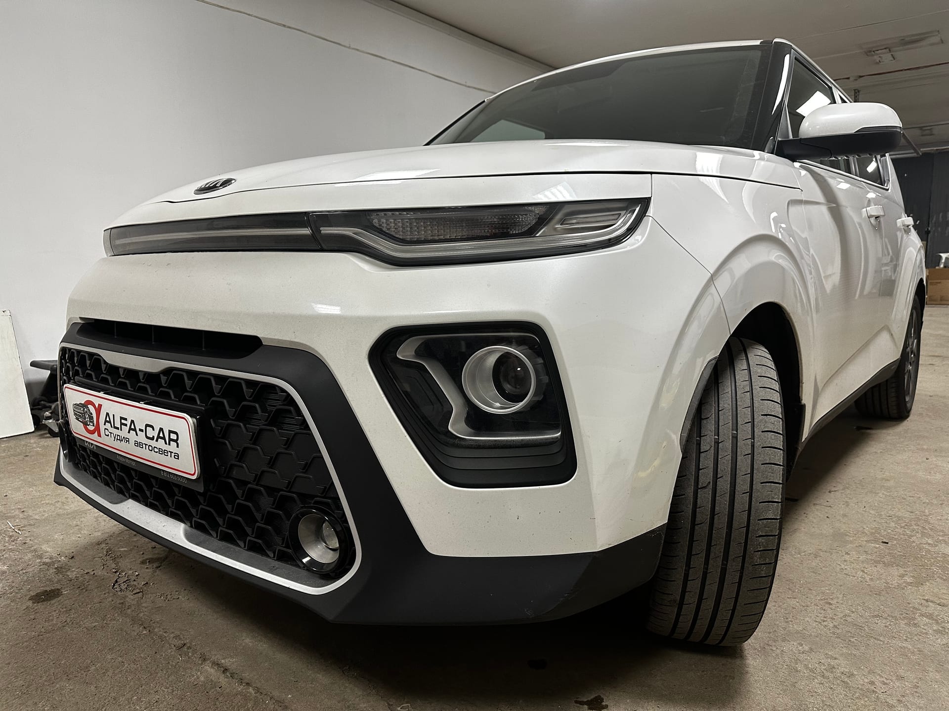 Kia Soul — замена линз в Alfa-Car, фото 4