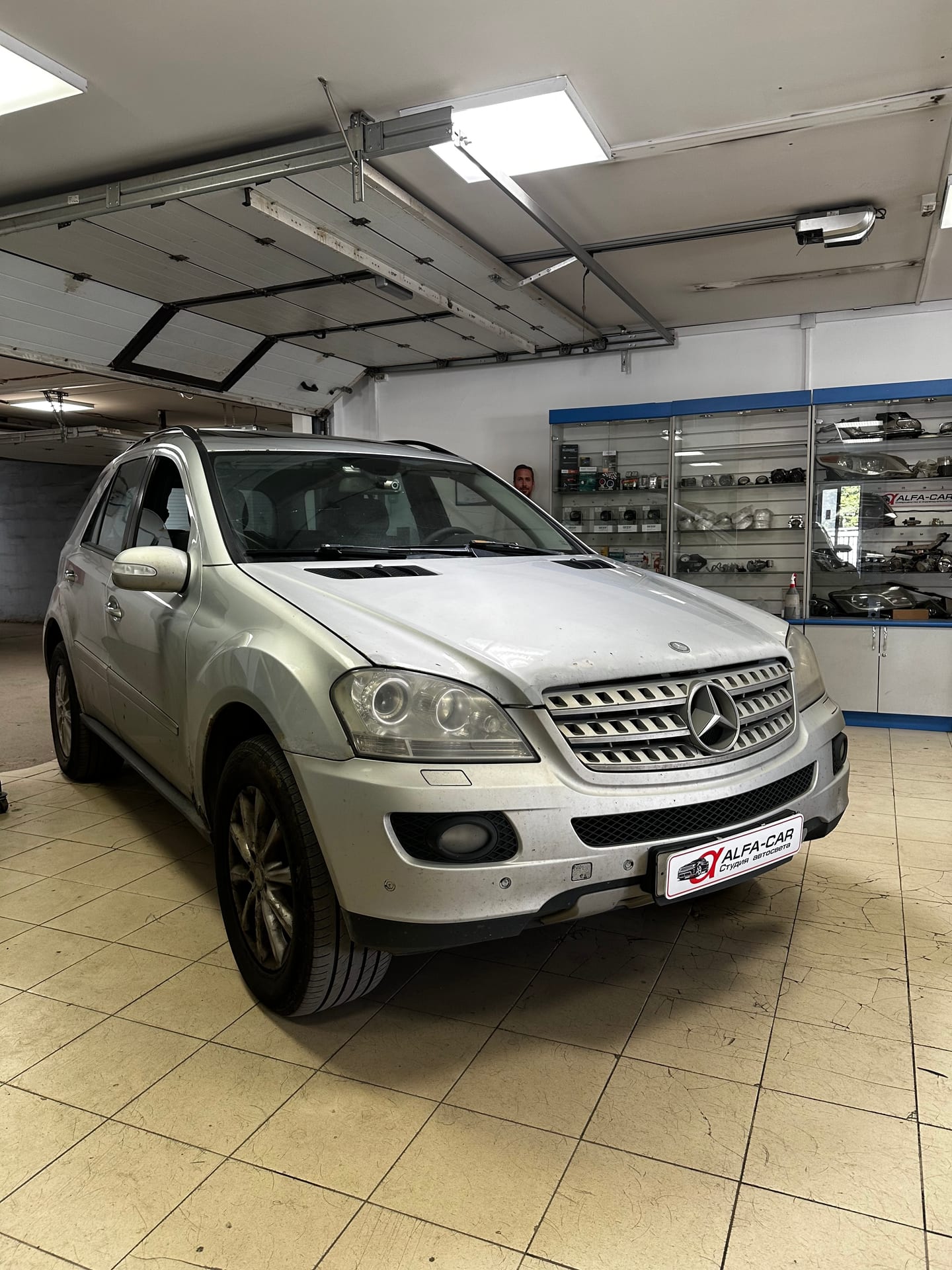 Mercedes-Benz ML — замена линз