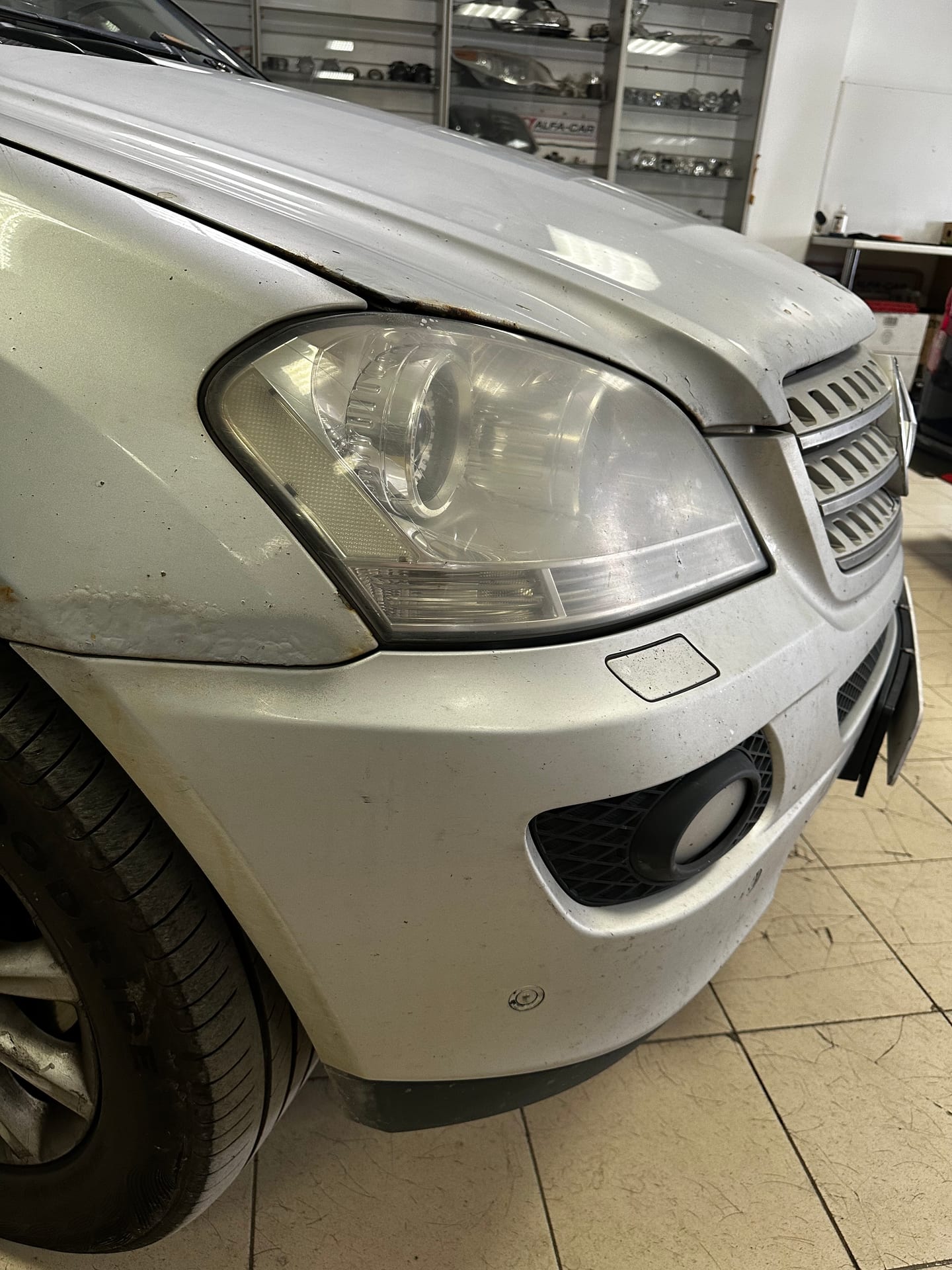 Mercedes-Benz ML — замена линз в Alfa-Car, фото 5
