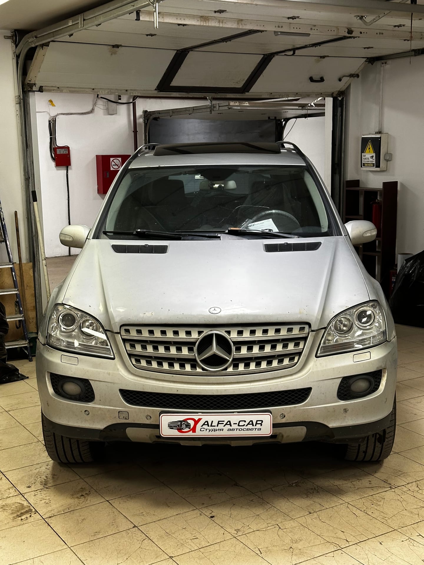 Mercedes-Benz ML — замена линз в Alfa-Car, фото 11