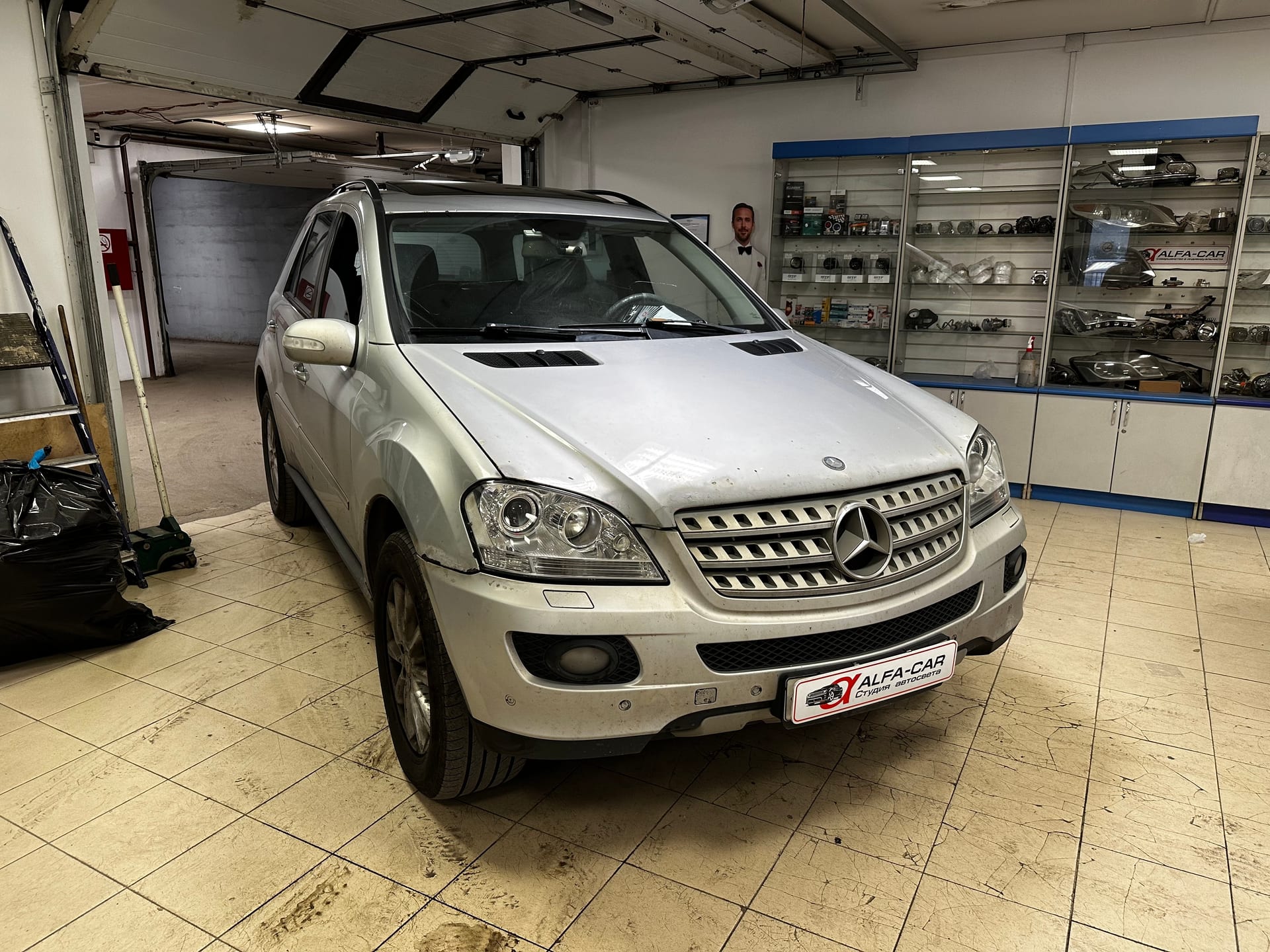 Mercedes-Benz ML — замена линз в Alfa-Car, фото 12
