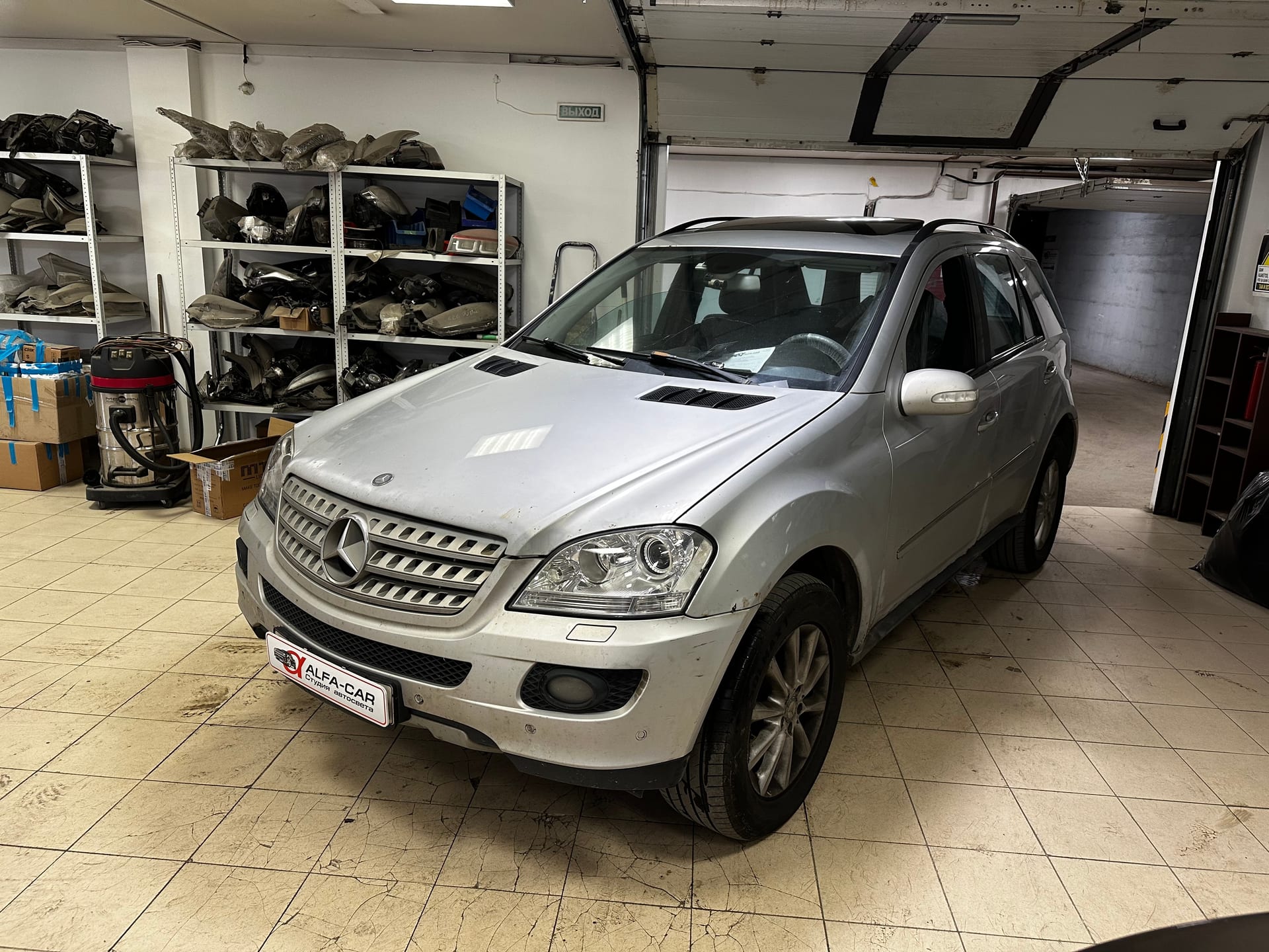 Mercedes-Benz ML — замена линз в Alfa-Car, фото 13