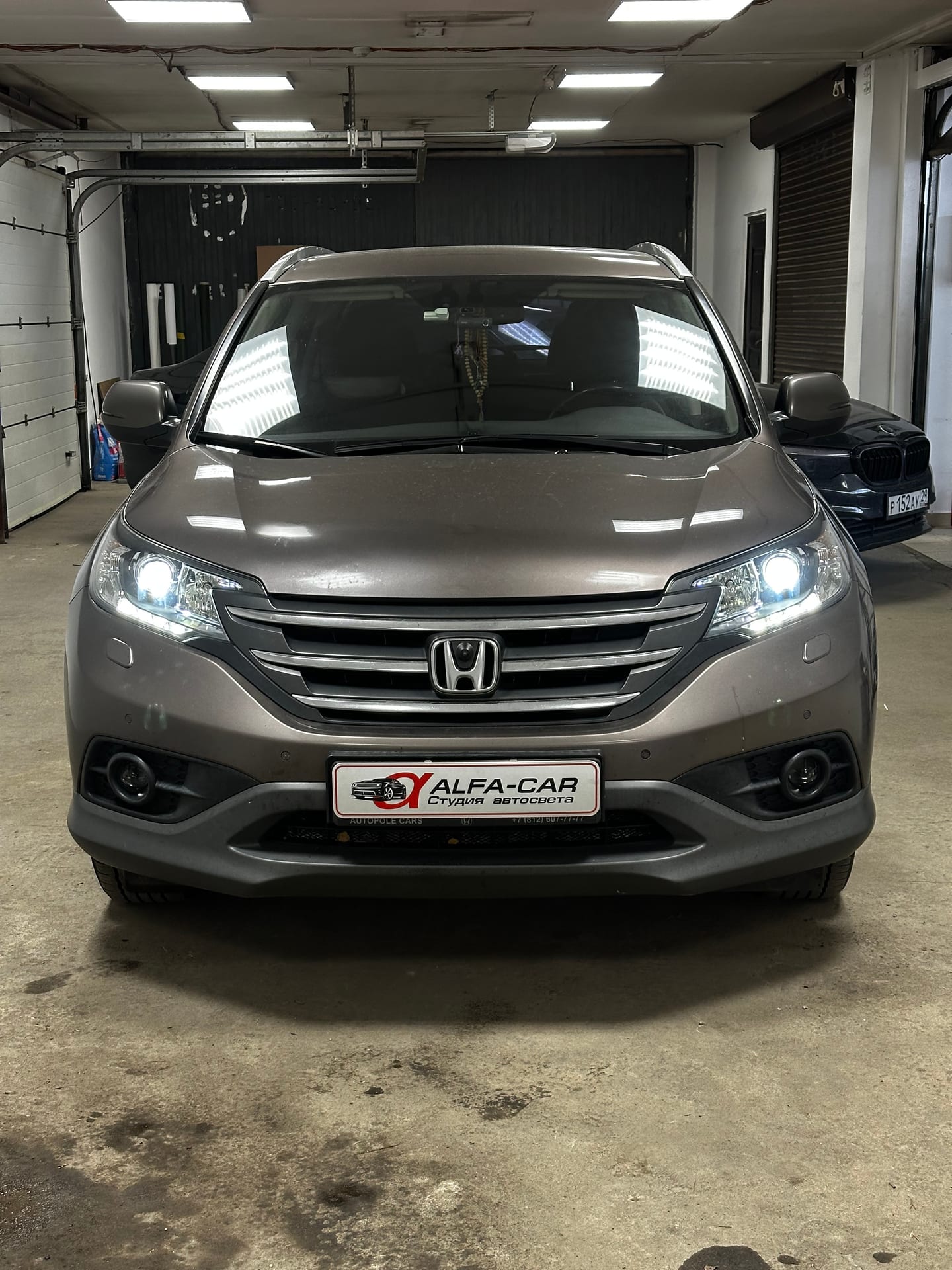 Honda CR-V — полировка и восстановление оптики в Alfa-Car, фото 10