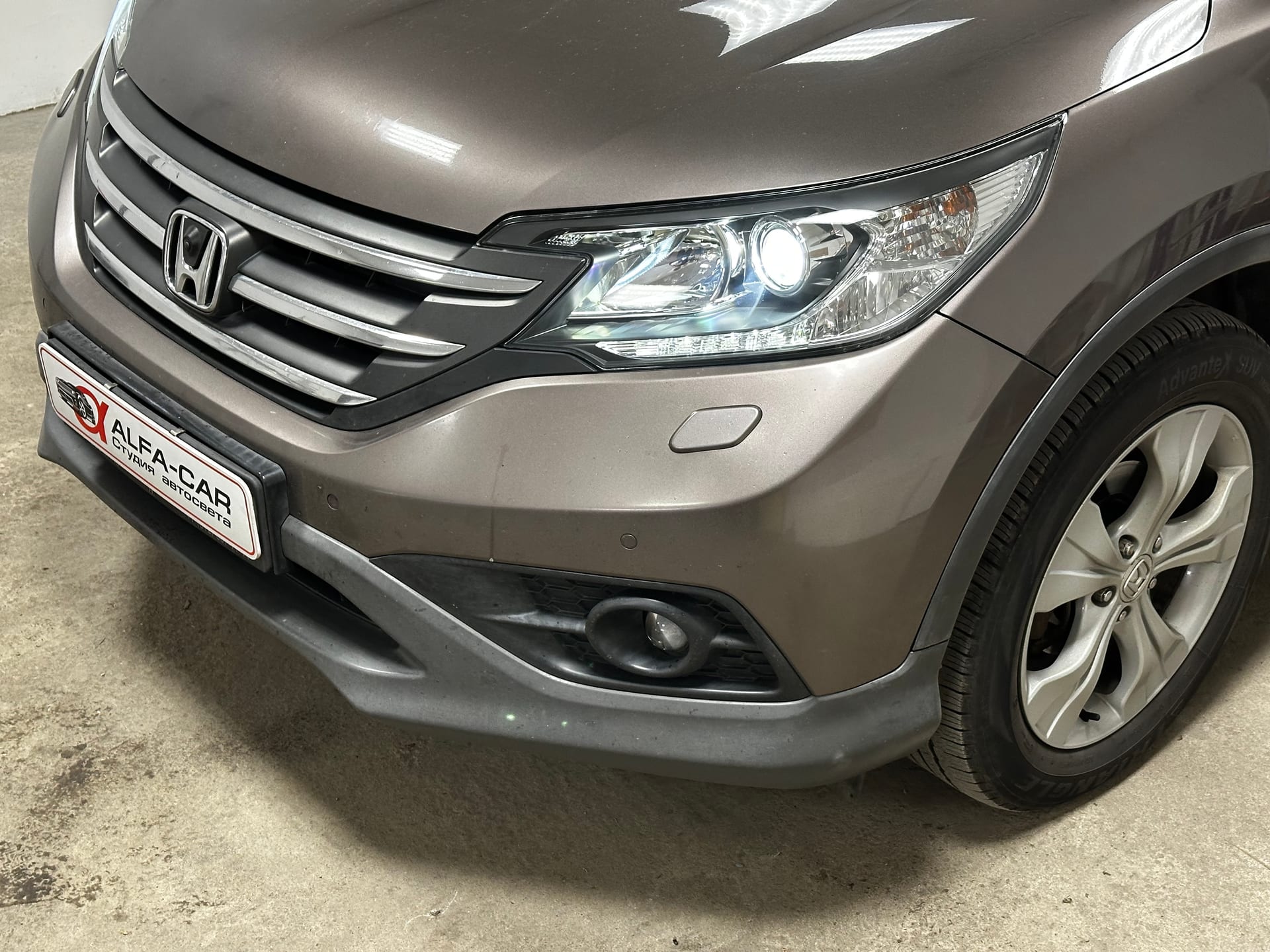 Honda CR-V — полировка и восстановление оптики в Alfa-Car, фото 13
