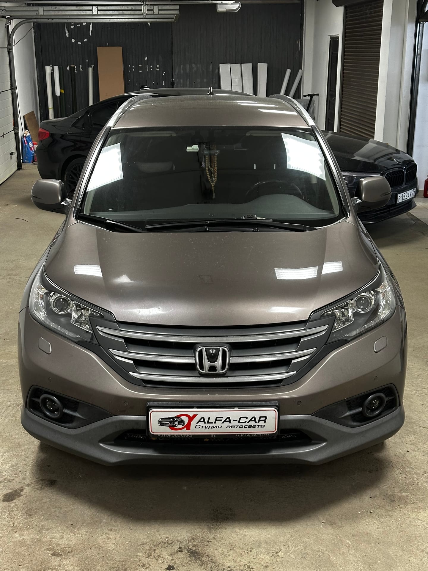 Honda CR-V — полировка и восстановление оптики в Alfa-Car, фото 16