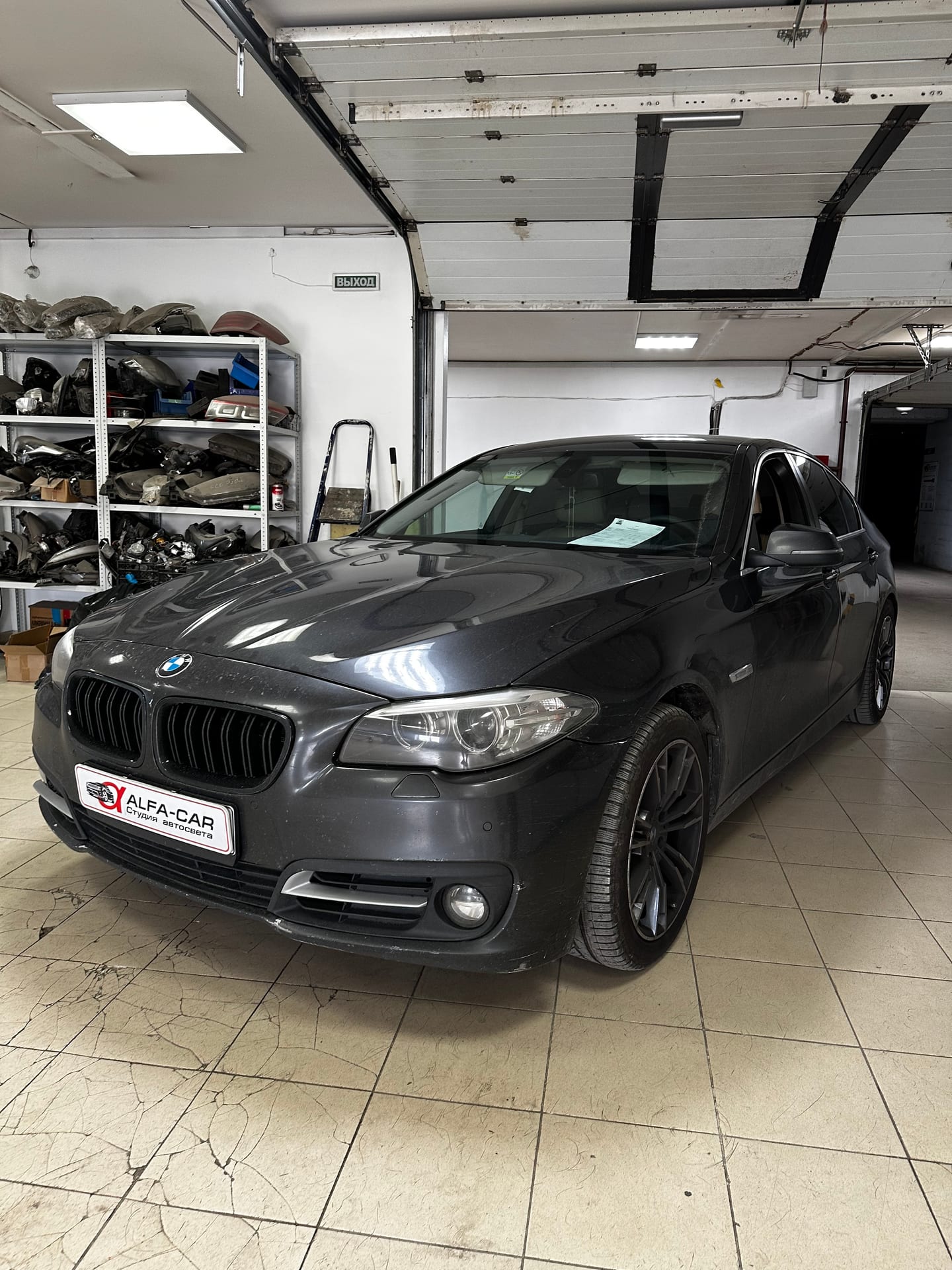 BMW 5 Series — замена линз в Alfa-Car, фото 5