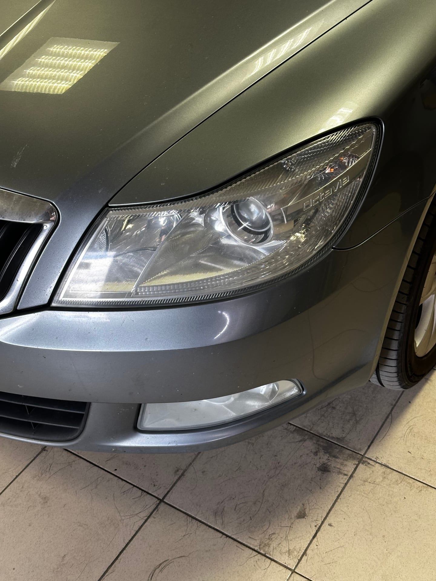 Skoda Octavia — замена линз в Alfa-Car, фото 5