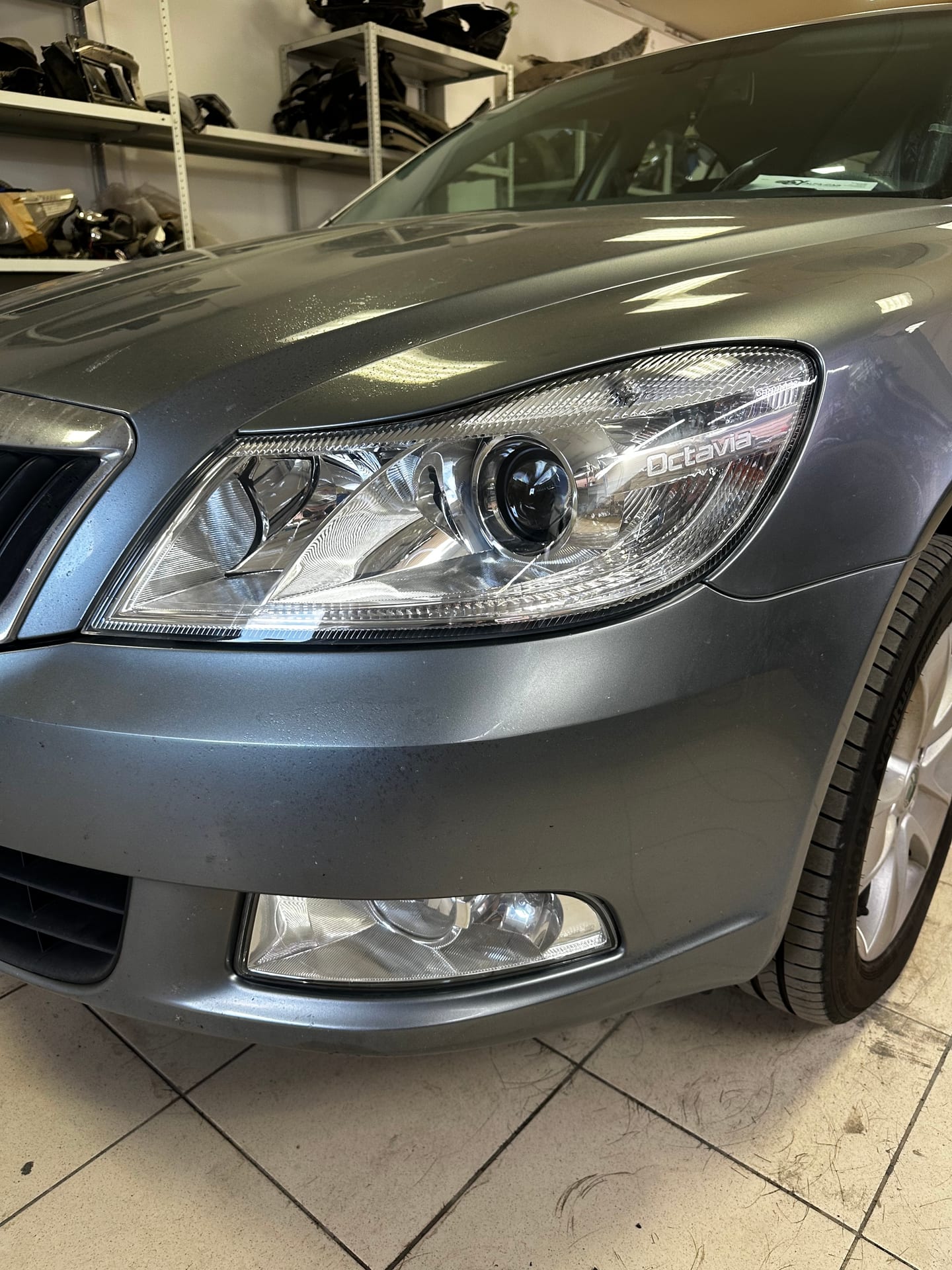 Skoda Octavia — замена линз в Alfa-Car, фото 18
