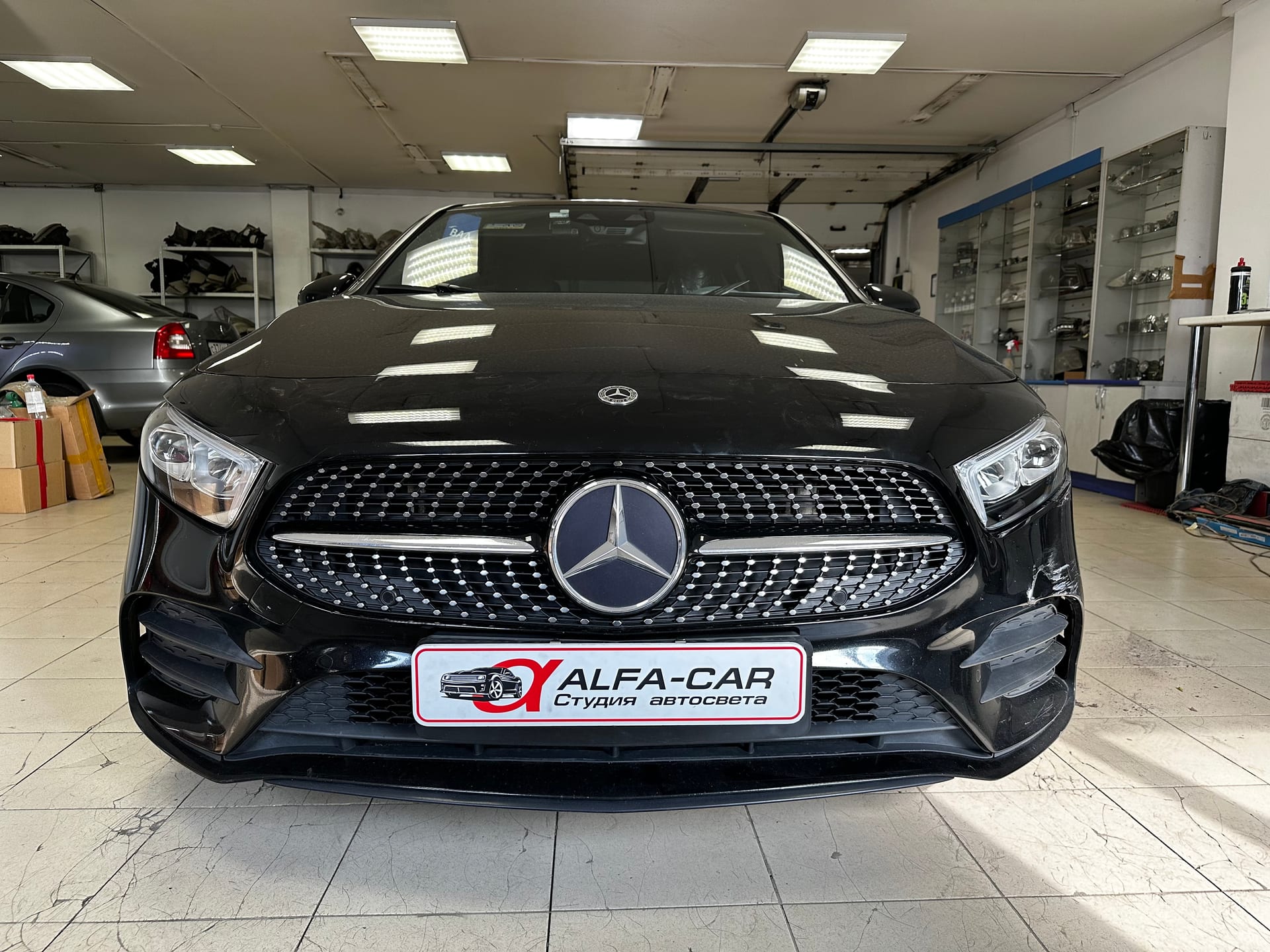 Mercedes-Benz A-Class — ремонт и герметизация фар в Alfa-Car, фото 7