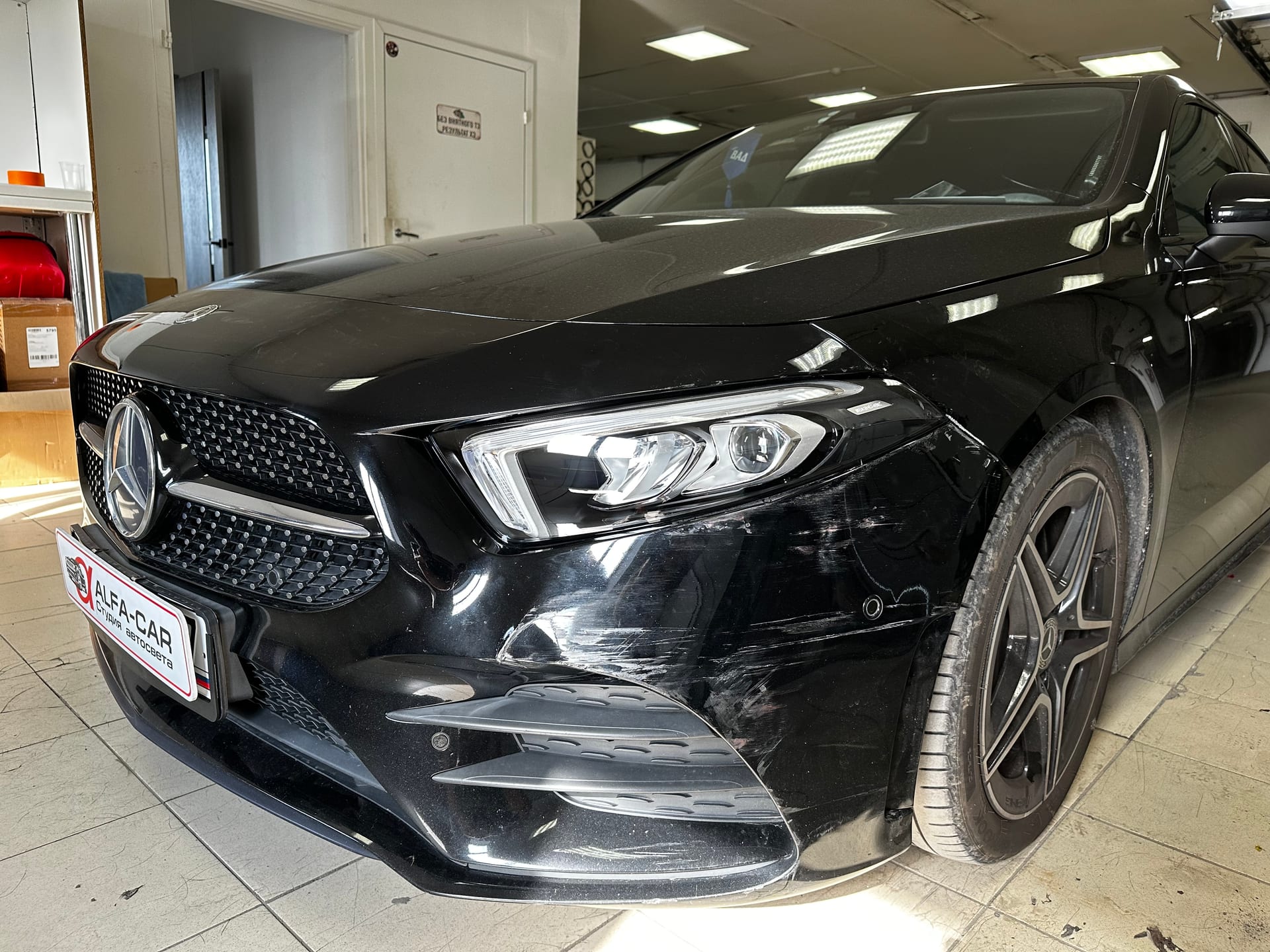 Mercedes-Benz A-Class — ремонт и герметизация фар в Alfa-Car, фото 8