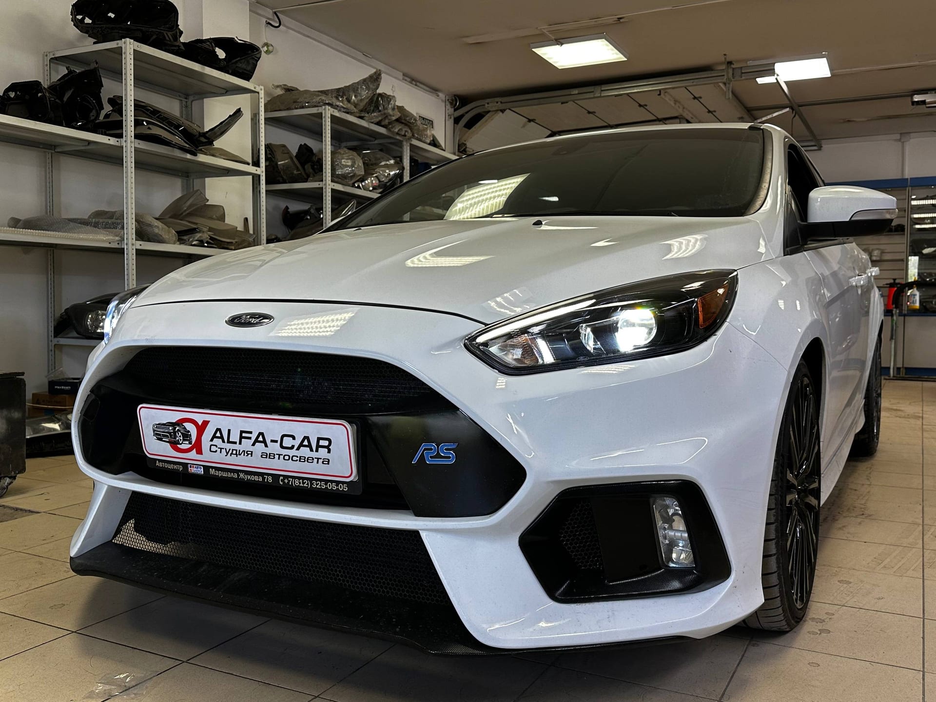 Ford Focus RS — замена линз в Alfa-Car, фото 13