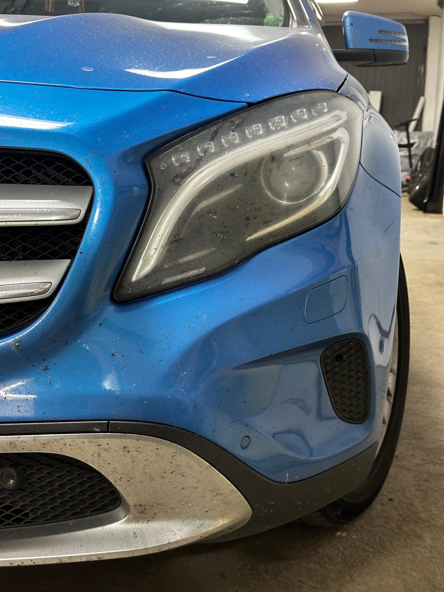 Mercedes-Benz GLA — полировка и восстановление оптики в Alfa-Car, фото 4
