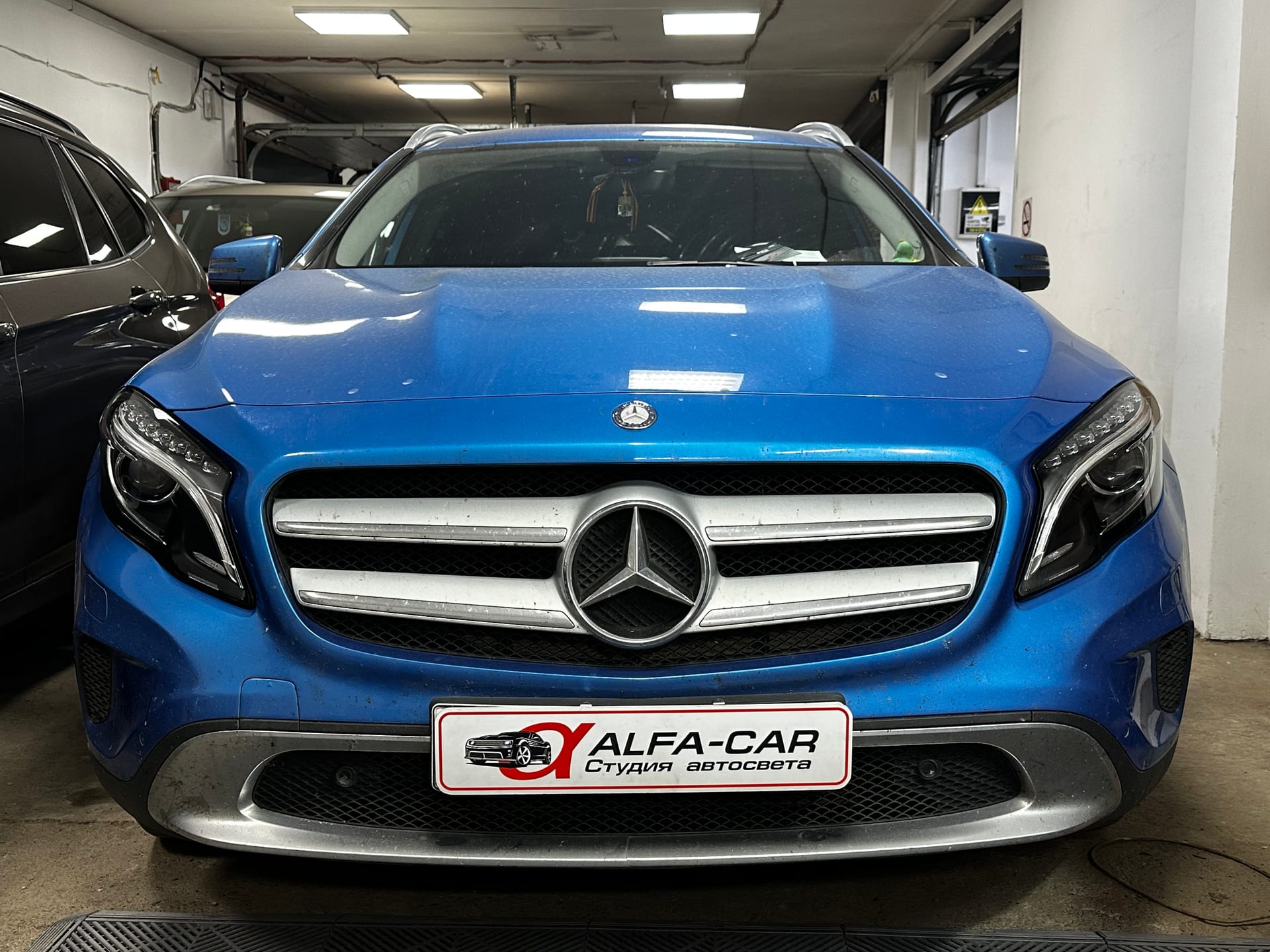Mercedes-Benz GLA — полировка и восстановление оптики в Alfa-Car, фото 5