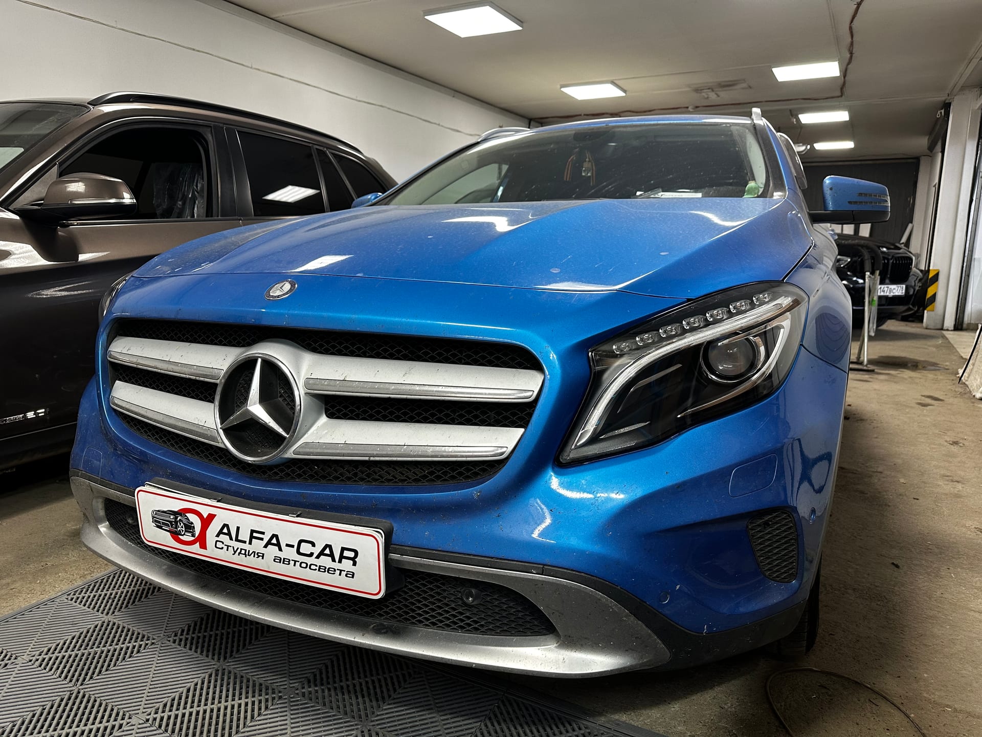 Mercedes-Benz GLA — полировка и восстановление оптики в Alfa-Car, фото 6