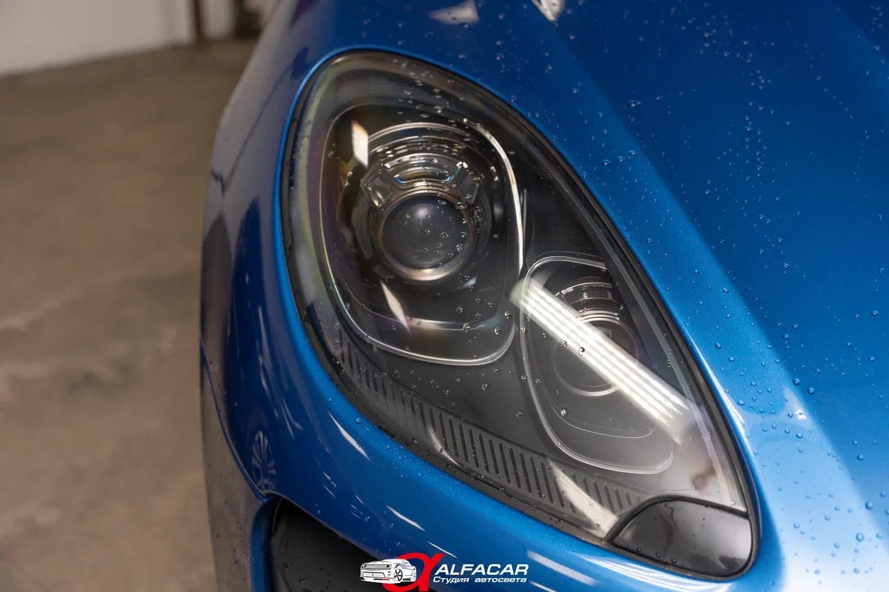 Porsche Macan Turbo I — замена линз в Alfa-Car, фото 3