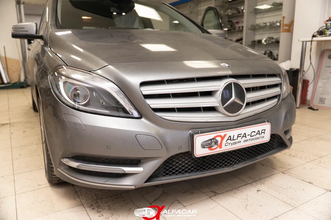 Mercedes-Benz B-Class II — полировка и восстановление оптики в Alfa-Car, фото 4