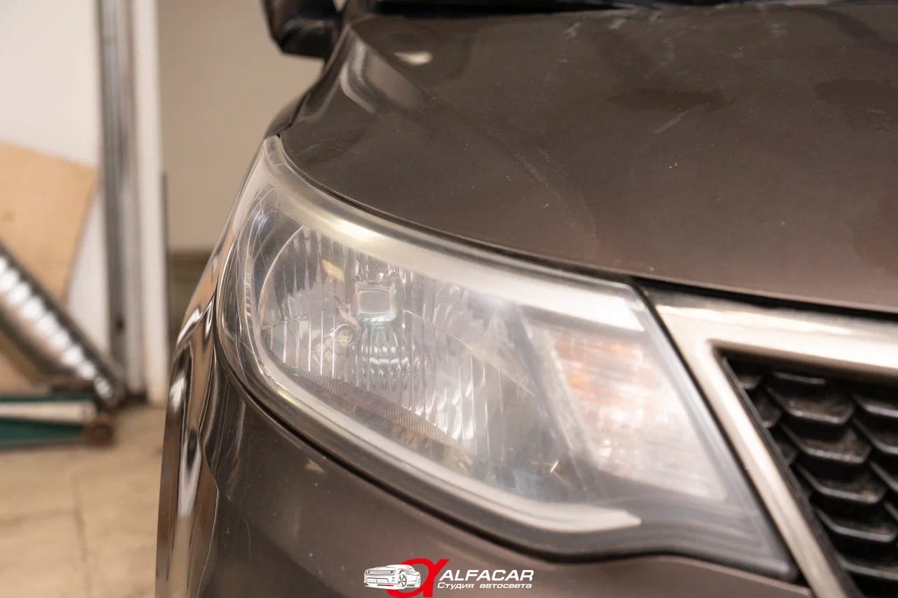 Kia Rio III Рестайлинг — замена линз в Alfa-Car, фото 3