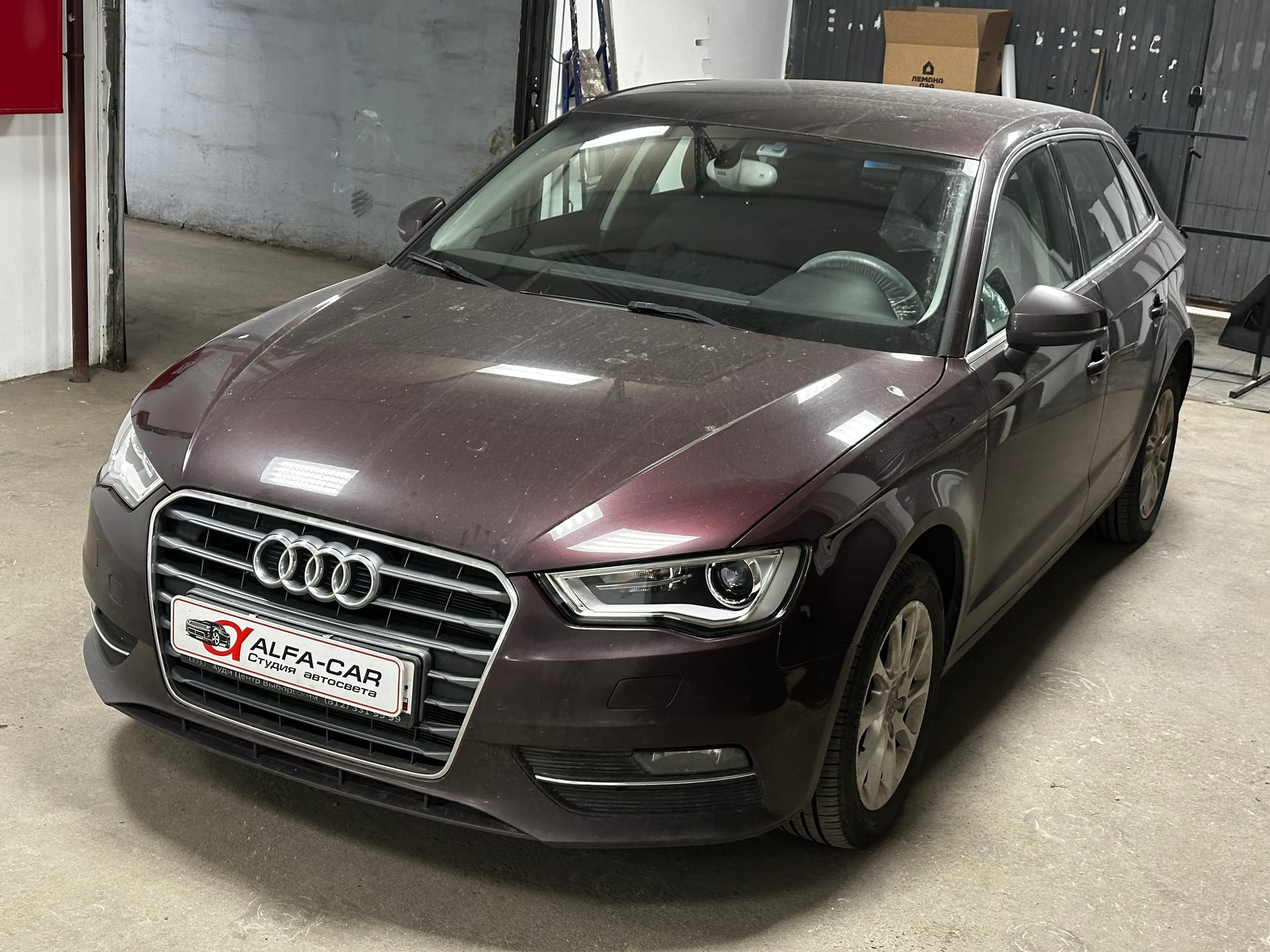 Audi A3 — ремонт и герметизация фар в Alfa-Car, фото 7
