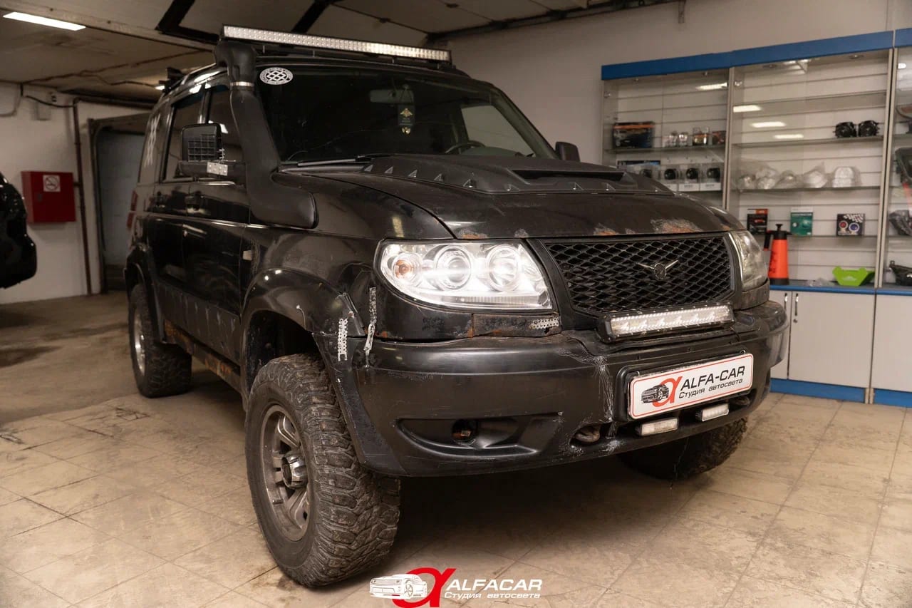 UAZ Patriot — замена линз в Alfa-Car, фото 6