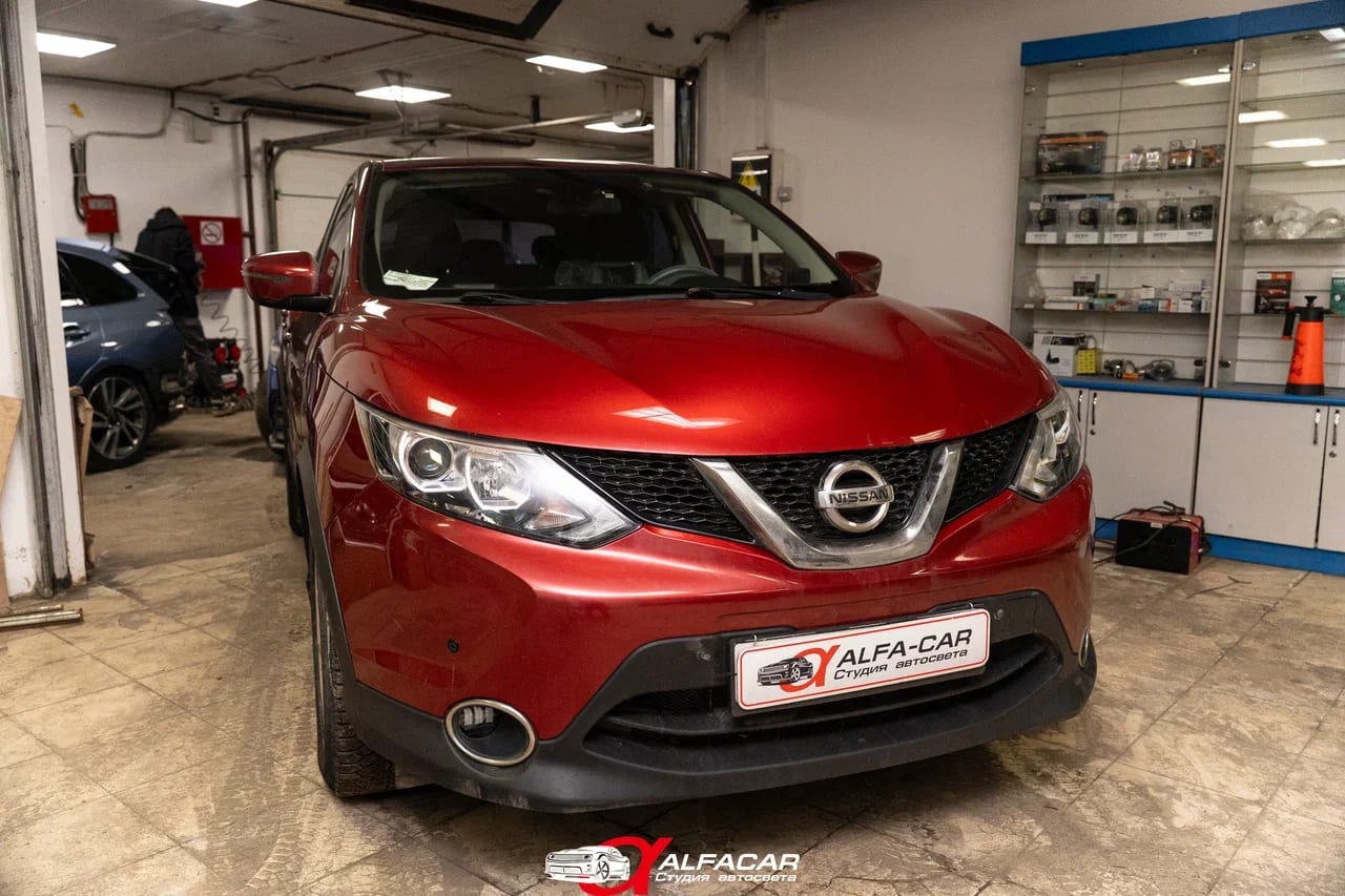 Nissan Qashqai II — замена линз в Alfa-Car, фото 7