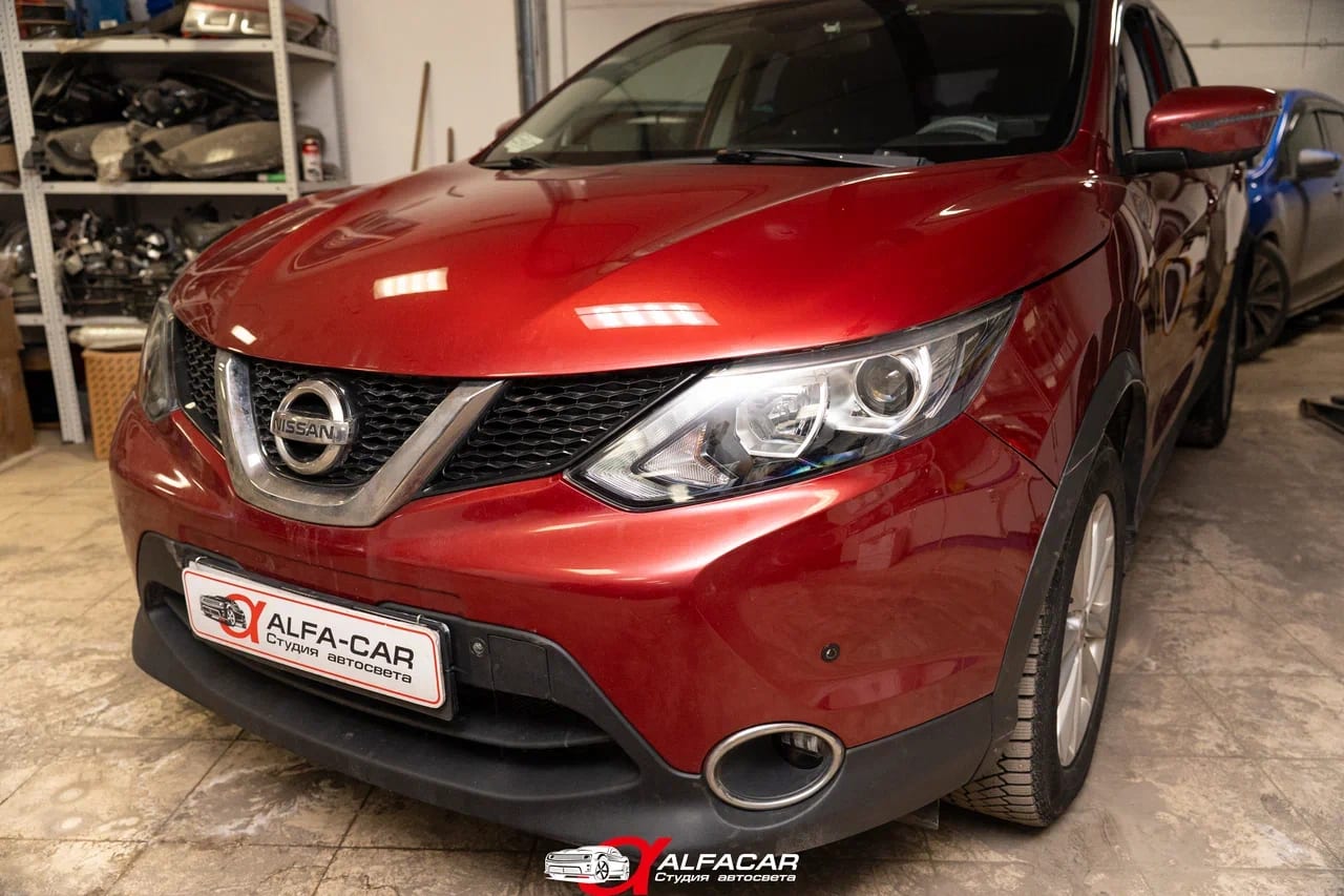 Nissan Qashqai II — замена линз в Alfa-Car, фото 10